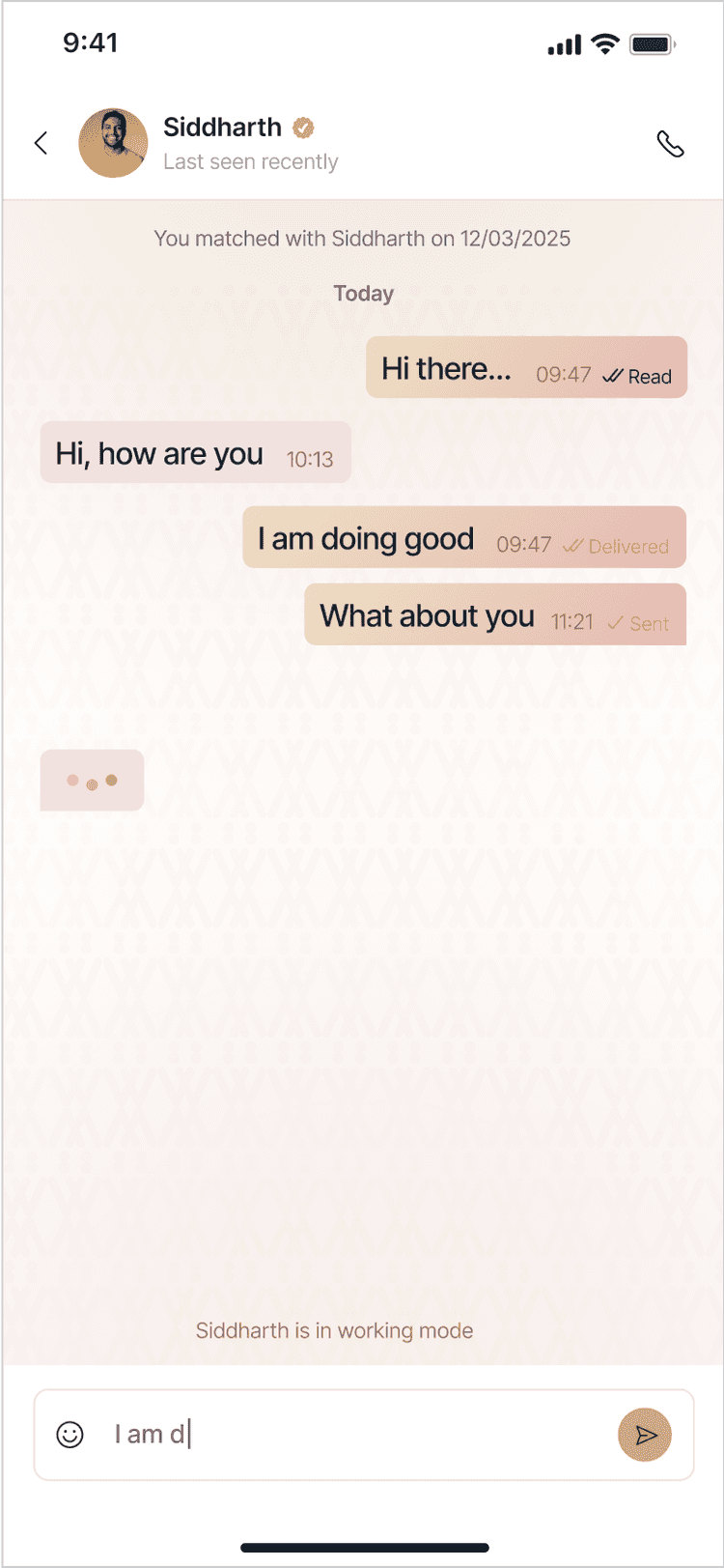 Work Mingle App Screenshot 4